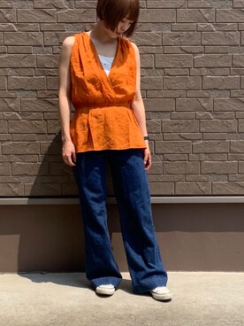 「CIEL（シエル）のアイテム」を使った、わいみーさん（レディース・154cm）の夏コーディネート