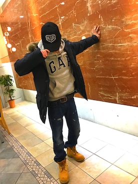 Momotaさん（メンズ・170cm）の冬コーディネート