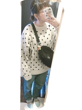 saachanpiさん（レディース・156cm）の冬コーディネート