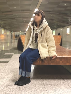 くあ。さん（レディース・155cm）の冬コーディネート