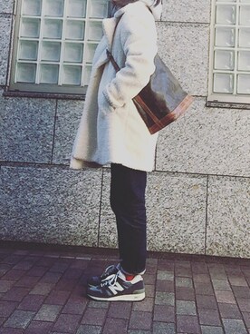 rkmmさん（レディース・163cm）の冬コーディネート