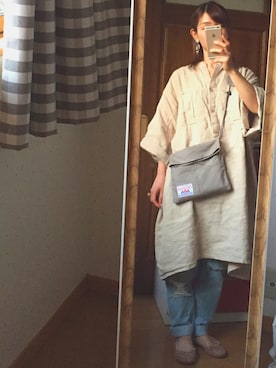 「ゆるゆる」｜「アイテム（アクセサリー）」を使った、nanakoさん（レディース・150cm）の春コーディネート