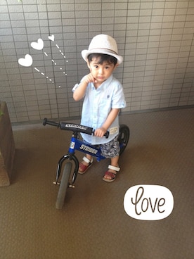 Minさん（キッズ・90cm）の夏コーディネート