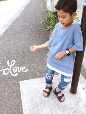 Minさん（キッズ・120cm）の夏コーディネート