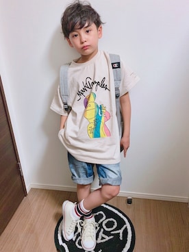 Minさん（キッズ・130cm）の春コーディネート