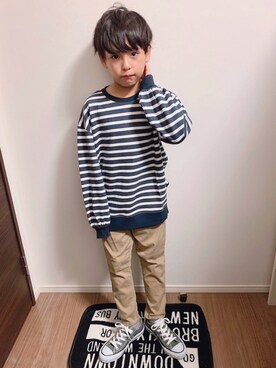 Minさん（キッズ・132cm）の秋コーディネート