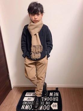 Minさん(キッズ・132cm)の冬コーディネート