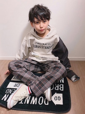 Minさん（キッズ・132cm）の冬コーディネート
