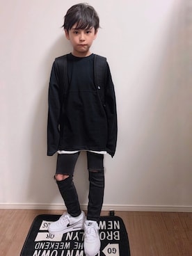 Minさん（キッズ・135cm）の冬コーディネート