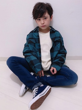 Minさん（キッズ・135cm）の秋コーディネート