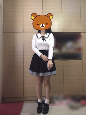 「rosebullet（ローズブリット）のアイテム」を使った、Morino_kumaさん（レディース・159cm）の秋コーディネート