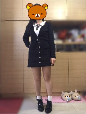 「rosebullet（ローズブリット）のアイテム」を使った、Morino_kumaさん（レディース・159cm）の冬コーディネート