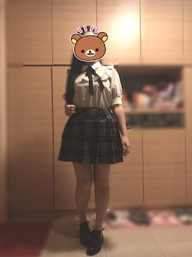 「MARC JACOBS（マークジェイコブス）のアイテム（スカート）」を使った、Morino_kumaさん（レディース・159cm）の秋コーディネート