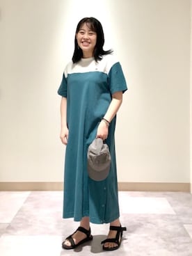 「KELTY（ケルティ）のアイテム」を使った、あおはるさん（レディース・158cm）の夏コーディネート