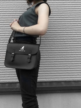 「WC（ダブル シー）のアイテム（サンダル）」を使った、ズミさん（レディース・147cm）の夏コーディネート
