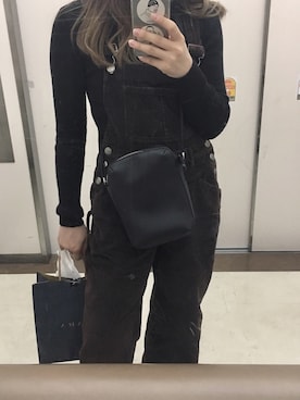 「WC（ダブル シー）のアイテム（オールインワン・サロペット）」を使った、ズミさん（レディース・147cm）の秋コーディネート
