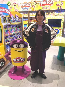 「TYAKASHAのアイテム（ジャケット/アウター）」を使った、Yunさん（レディース・159cm）の冬コーディネート