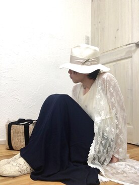 「ドラフトマジェ」｜シオンさん（レディース・158cm）の夏コーディネート