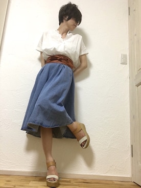 シオンさん(レディース・158cm)の夏コーディネート