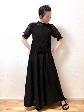 「wearsinc（ウエアーズインク）のアイテム」を使った、シオンさん（レディース・158cm）の夏コーディネート