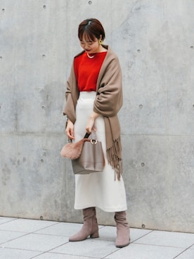 MIKUさん（レディース・158cm）の冬コーディネート