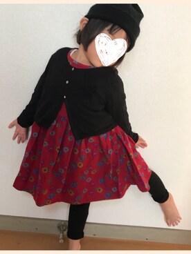 「SM2（エスエムツー）のアイテム（ワンピース/ドレス）」を使った、yuukiさん（キッズ・100cm）の秋コーディネート