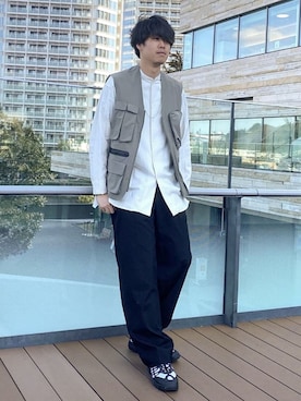 ADAM ET ROPE' HOMME STAFFさん（メンズ・184cm）の春コーディネート