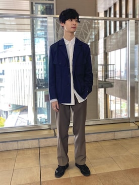 ADAM ET ROPE' HOMME STAFFさん（メンズ・178cm）の春コーディネート