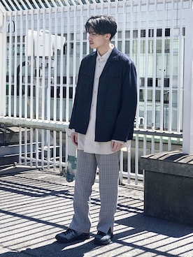 ADAM ET ROPE' HOMME STAFFさん(メンズ・172cm)の春コーディネート
