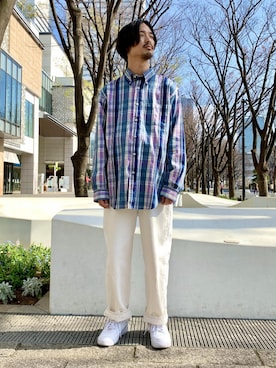 ADAM ET ROPE' HOMME STAFFさん(メンズ・175cm)の春コーディネート