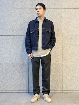 「LEE」｜ADAM ET ROPE' HOMME STAFFさん（メンズ・175cm）の春コーディネート
