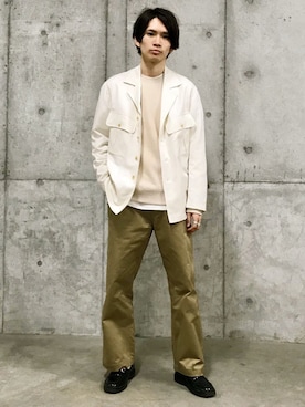 ADAM ET ROPE' HOMME STAFFさん(メンズ・172cm)の春コーディネート