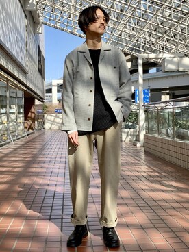 ADAM ET ROPE' HOMME STAFFさん(メンズ・175cm)の春コーディネート