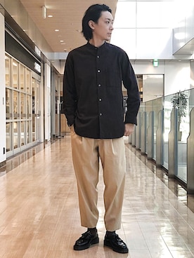 ADAM ET ROPE' HOMME STAFFさん（メンズ・178cm）の春コーディネート