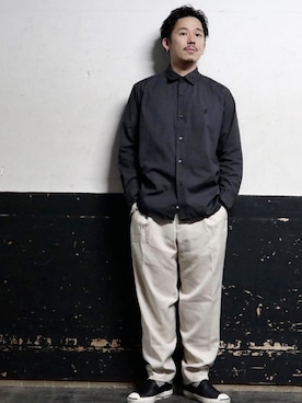 ADAM ET ROPE' HOMME STAFFさん（メンズ・178cm）の春コーディネート