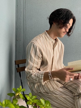 ADAM ET ROPE' HOMME STAFFさん（メンズ・172cm）の春コーディネート