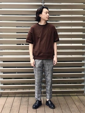 ADAM ET ROPE' HOMME STAFFさん（メンズ・178cm）の春コーディネート