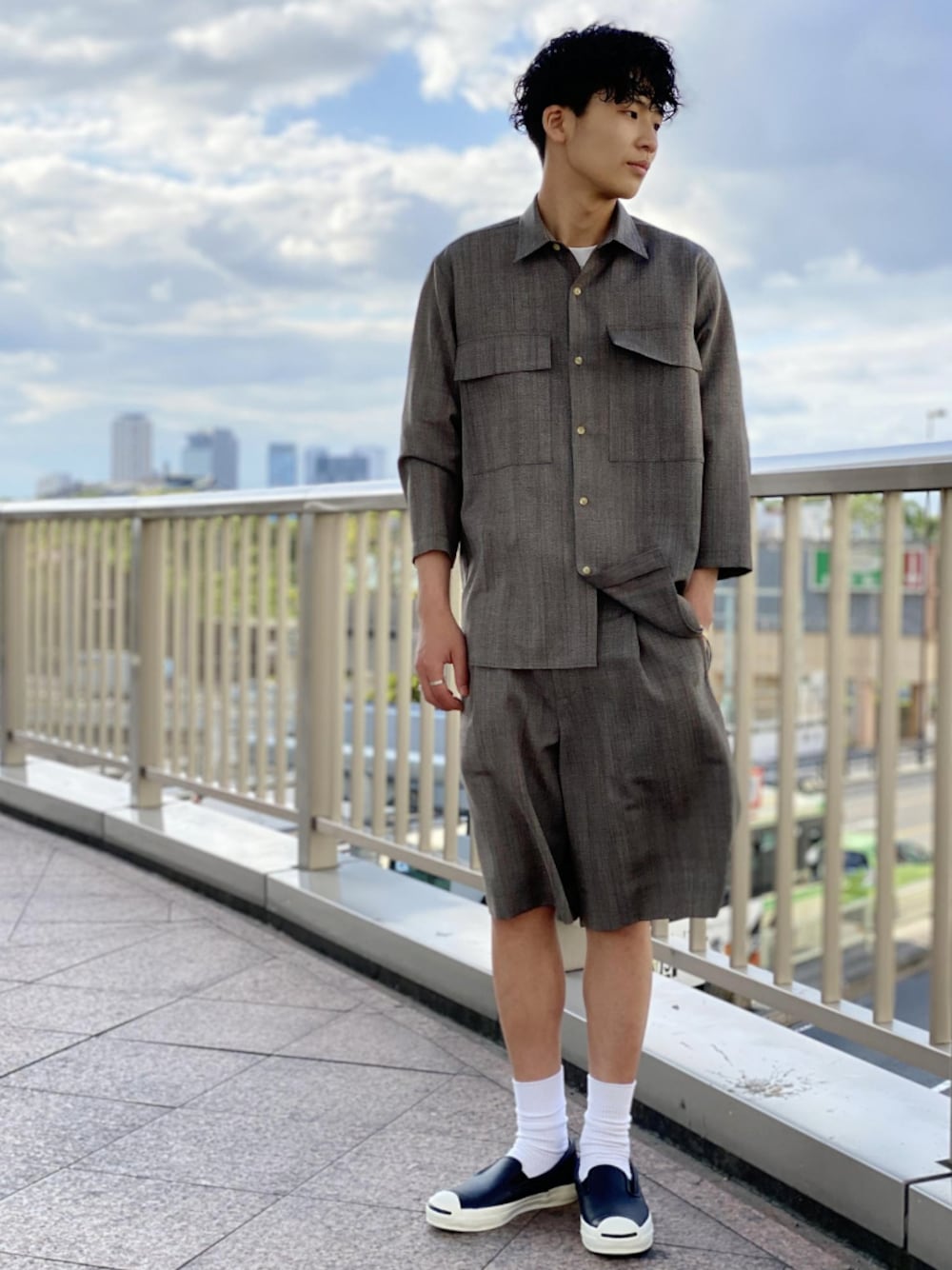 カジュアルセットアップ」のメンズ人気ファッションコーディネート