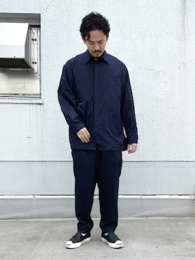 「E.TAUTZ（イートウツ）のアイテム」を使った、ADAM ET ROPE' HOMME STAFFさん（メンズ・178cm）の春コーディネート