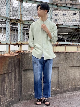 ADAM ET ROPE' HOMME STAFFさん（メンズ・176cm）の春コーディネート