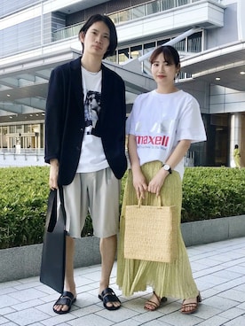 ADAM ET ROPE' HOMME STAFFさん（メンズ・178cm）の春コーディネート