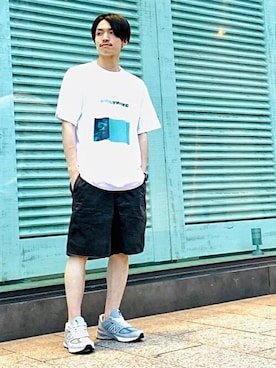 ADAM ET ROPE' HOMME STAFFさん（メンズ・172cm）の夏コーディネート