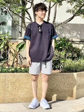 「グラミチ」｜ADAM ET ROPE' HOMME STAFFさん（メンズ・172cm）の夏コーディネート