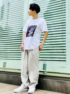 ADAM ET ROPE' HOMME STAFFさん（メンズ・170cm）の夏コーディネート