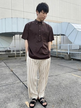 ADAM ET ROPE' HOMME STAFFさん（メンズ・179cm）の夏コーディネート