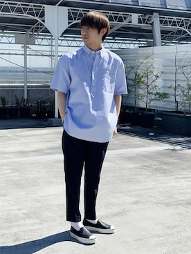 ADAM ET ROPE' HOMME STAFFさん（メンズ・169cm）の夏コーディネート