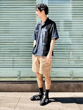 「グラミチ」｜ADAM ET ROPE' HOMME STAFFさん（メンズ・180cm）の夏コーディネート
