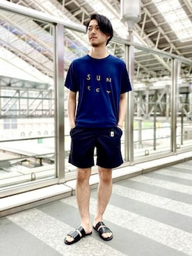 「グラミチ」｜ADAM ET ROPE' HOMME STAFFさん（メンズ・169cm）の夏コーディネート