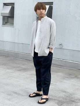 ADAM ET ROPE' HOMME STAFFさん（メンズ・169cm）の夏コーディネート