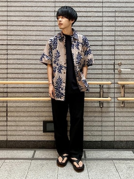 ADAM ET ROPE' HOMME STAFFさん(メンズ・170cm)の夏コーディネート